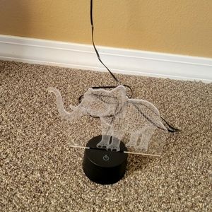 Hologram Elephant Light